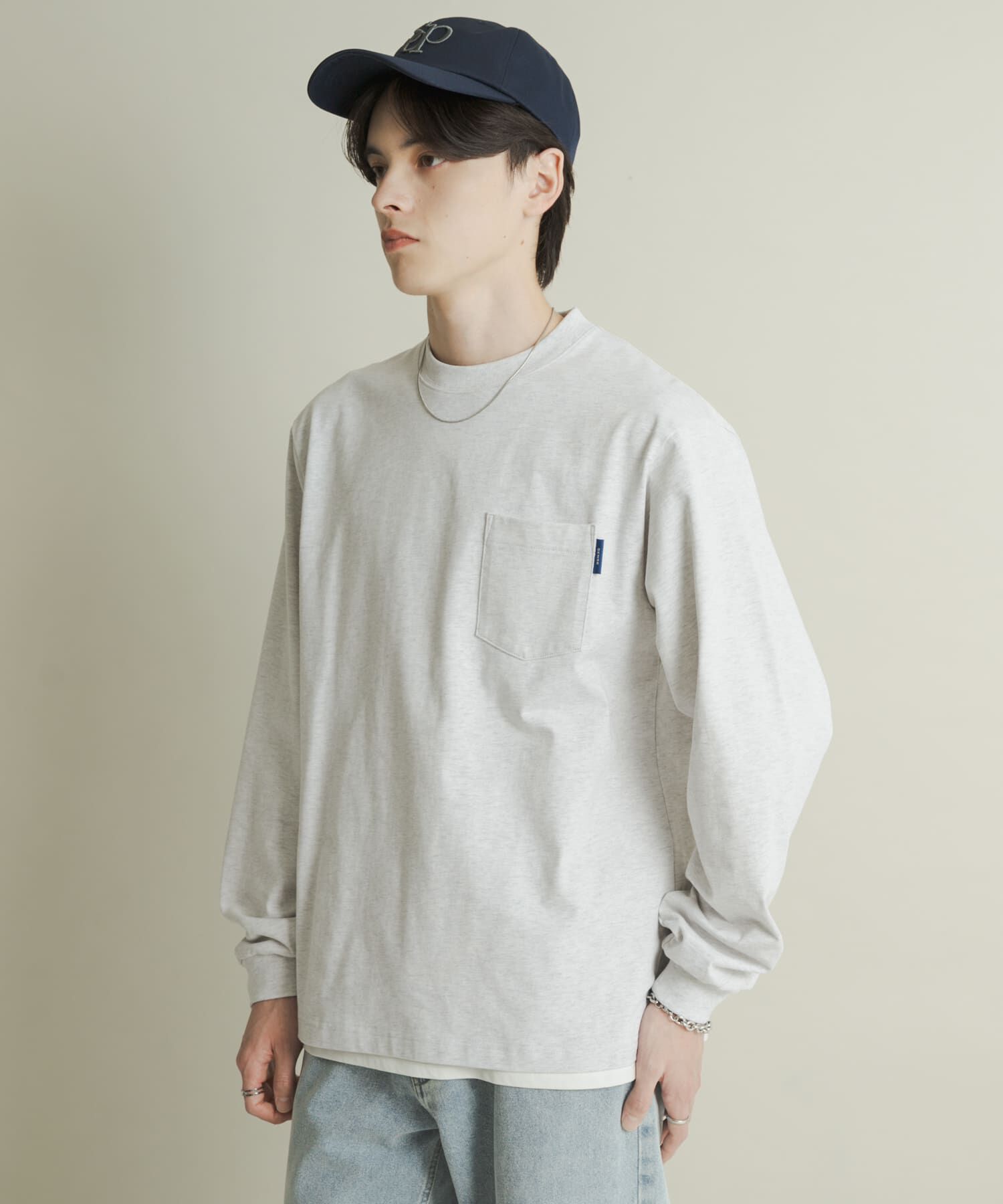 SENSE OF PLACE by URBAN RESEARCH「コットンクルーネックロングスリーブTシャツ」|Tシャツ・カットソー|