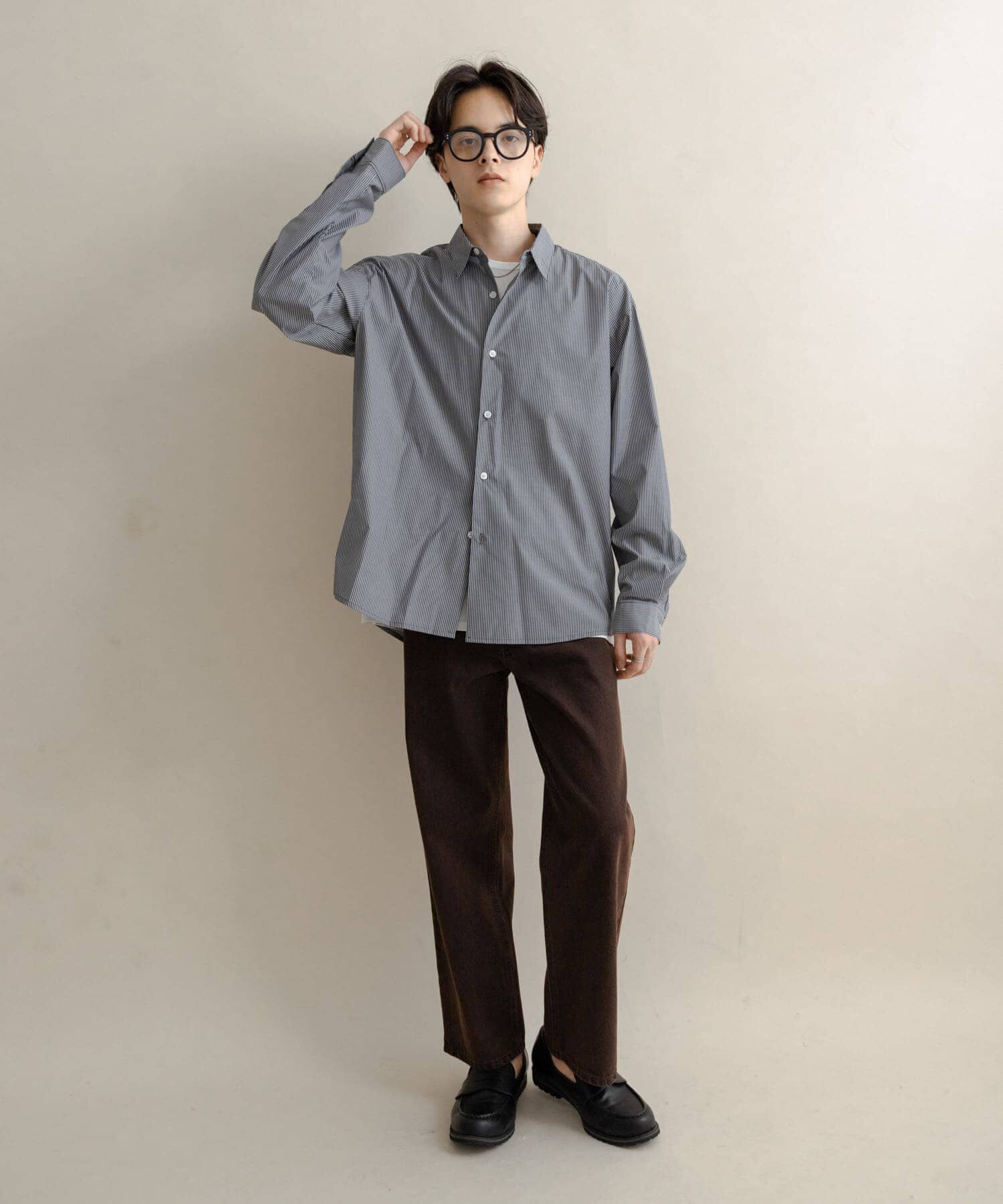 SENSE OF PLACE by URBAN RESEARCH「『WEB/一部店舗限定』コンフォートレギュラーカラーシャツ」|シャツ・ブラウス|