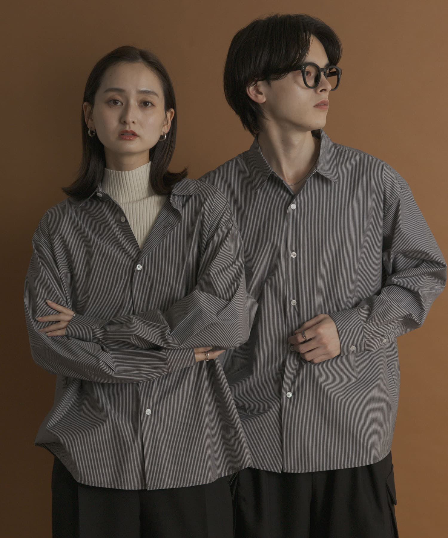 SENSE OF PLACE by URBAN RESEARCH「『WEB/一部店舗限定』コンフォートレギュラーカラーシャツ」|シャツ・ブラウス|