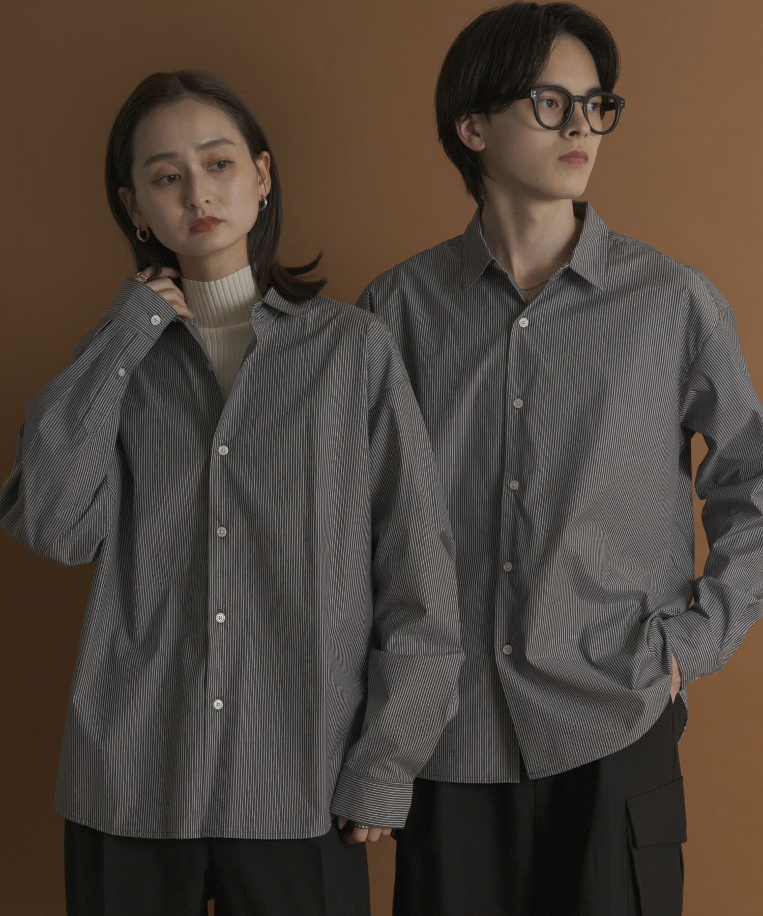 SENSE OF PLACE by URBAN RESEARCH「『WEB/一部店舗限定』コンフォートレギュラーカラーシャツ」|シャツ・ブラウス|