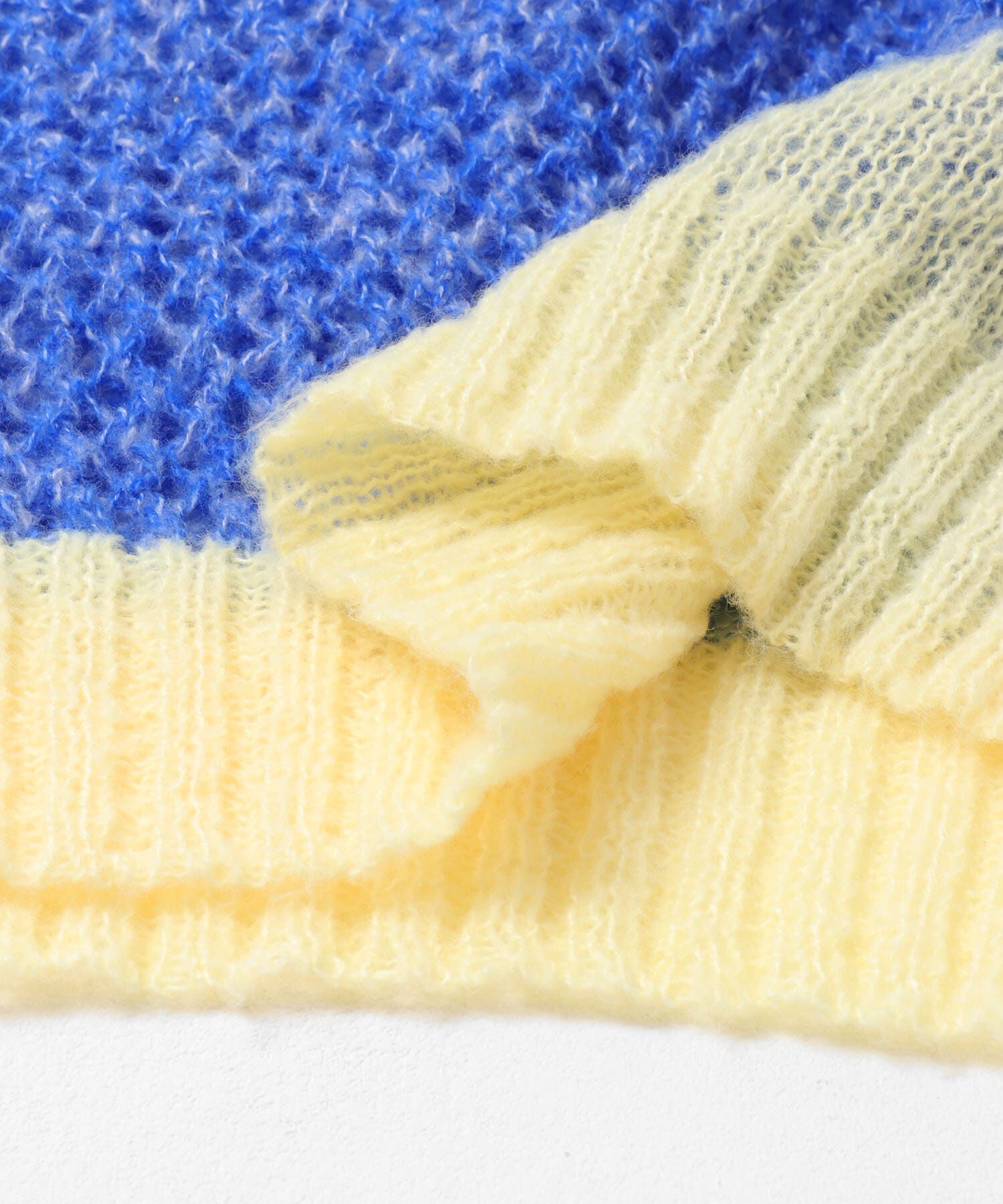 SENSE OF PLACE by URBAN RESEARCH「パッチワークメッシュセーター」|ニット・セーター|