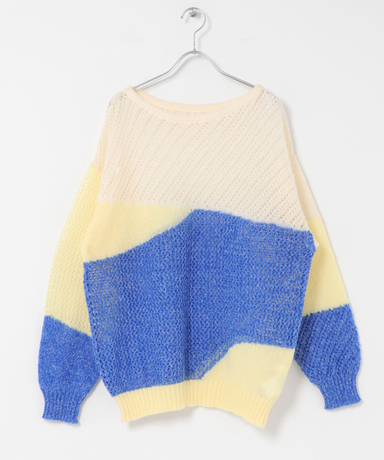 SENSE OF PLACE by URBAN RESEARCH「パッチワークメッシュセーター」|ニット・セーター|