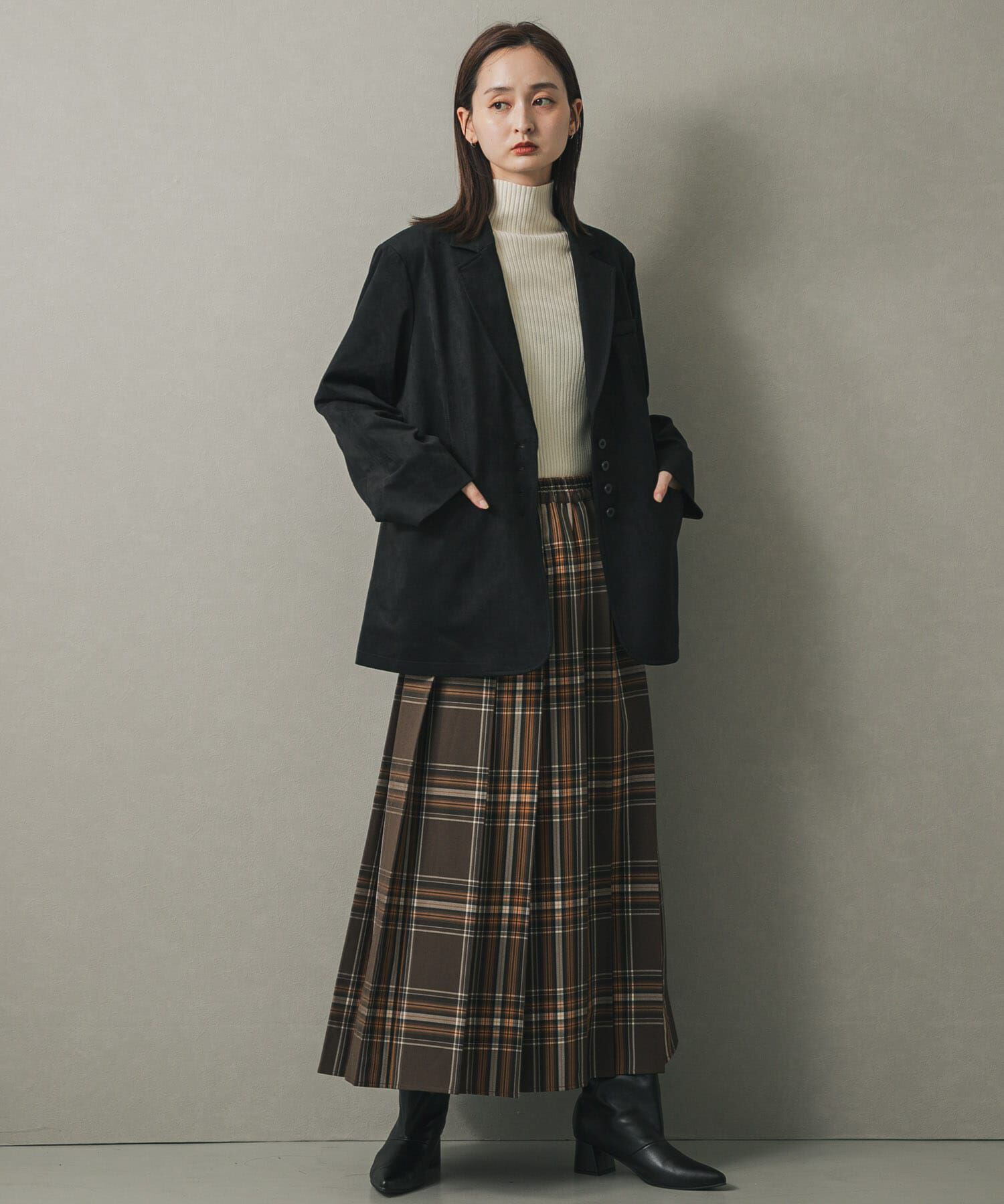 SENSE OF PLACE by URBAN RESEARCH「チェックプリーツスカート」|スカート|