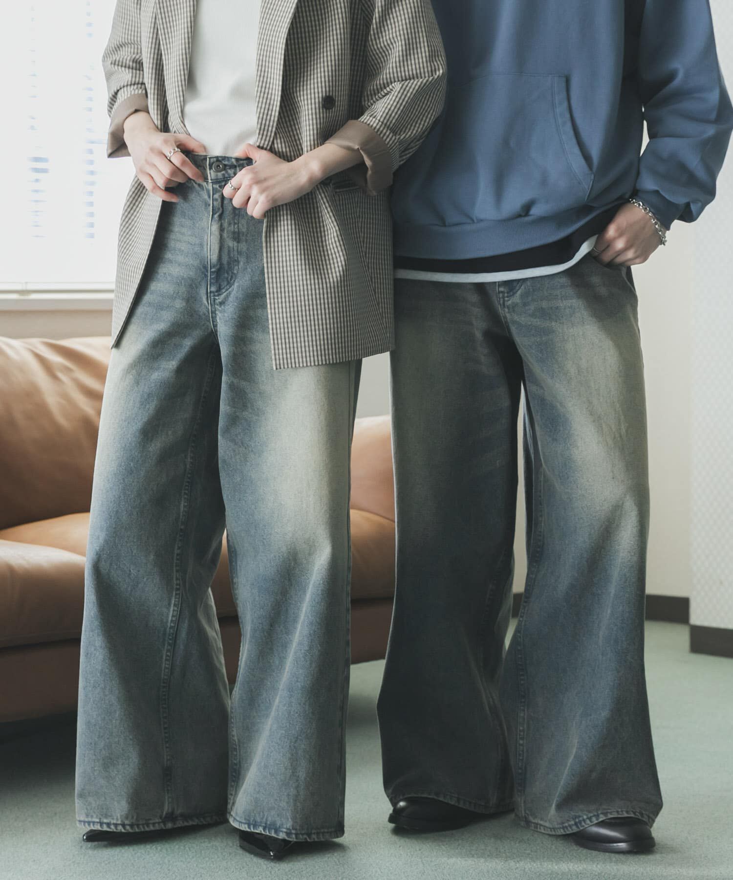 SENSE OF PLACE by URBAN RESEARCH「『一部WEB限定ｶﾗｰ』『ﾕﾆｾｯｸｽ』ｳﾞｨﾝﾃｰｼﾞﾗｲｸﾃﾞﾆﾑ 」|デニム|