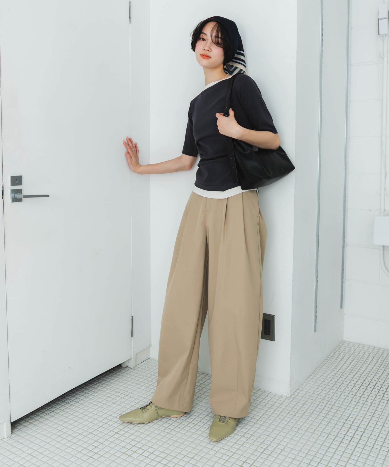 SENSE OF PLACE by URBAN RESEARCH「コクーンパンツ」|その他|ベージュ