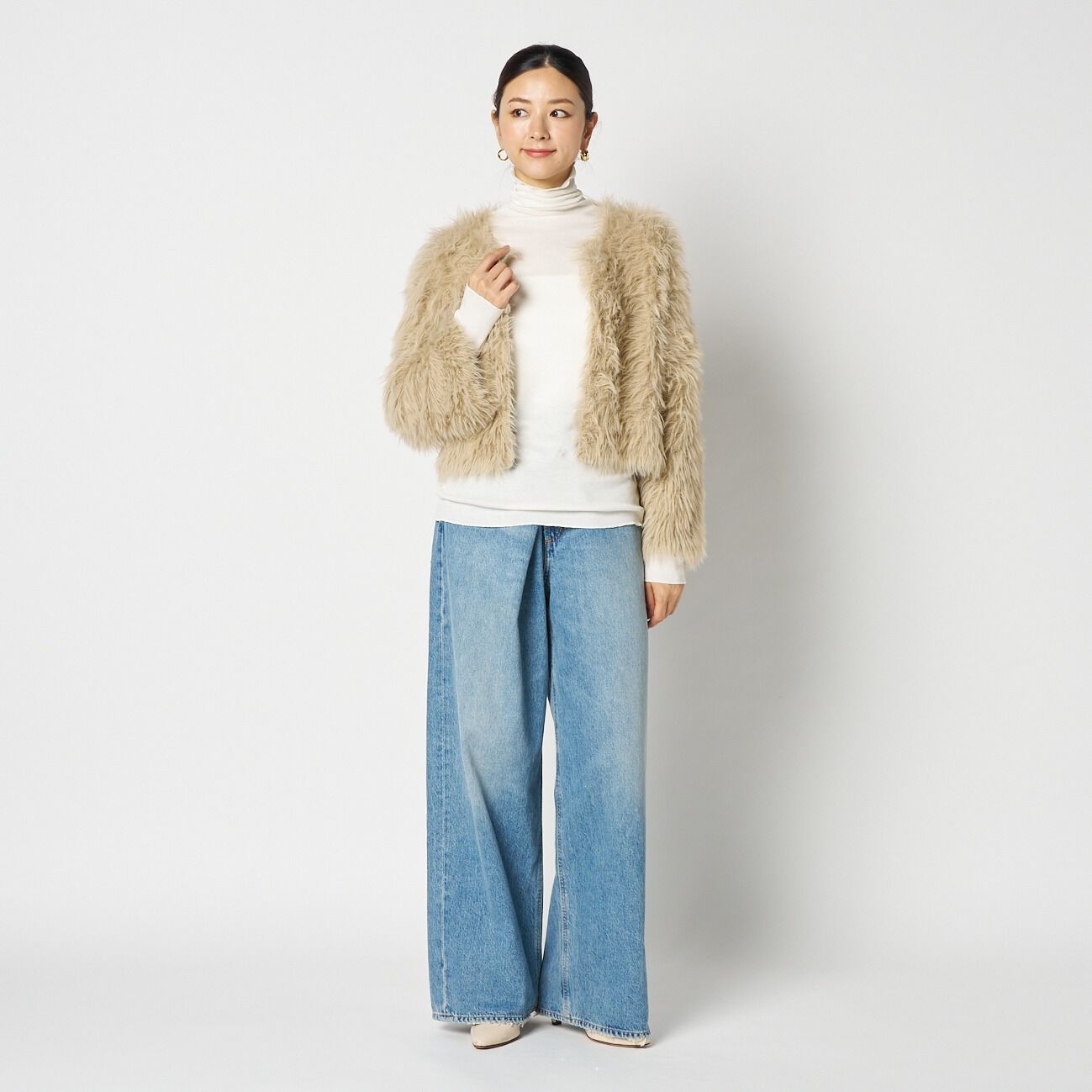 HELIOPOLE「HELIOPOLE 【smooth skin series】CASHCOTTON TURTLE」|Tシャツ・カットソー|