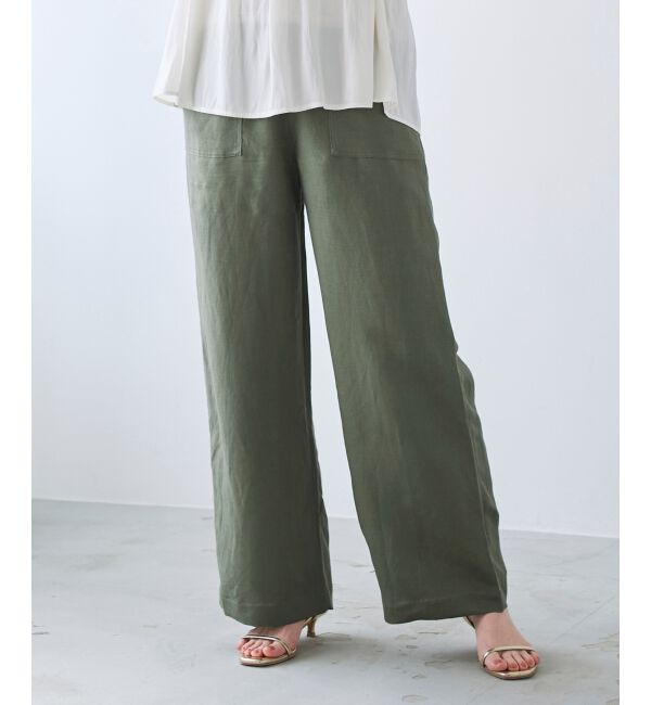 le.coeur blanc「レーヨン麻イージーパンツ」|その他|