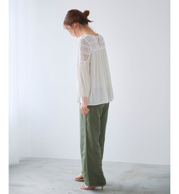 le.coeur blanc「レーヨン麻イージーパンツ」|その他|