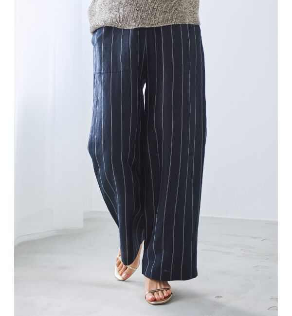 le.coeur blanc「レーヨン麻イージーパンツ」|その他|