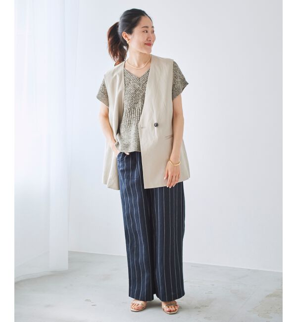 le.coeur blanc「レーヨン麻イージーパンツ」|その他|