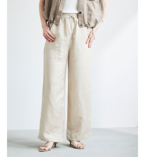le.coeur blanc「レーヨン麻イージーパンツ」|その他|