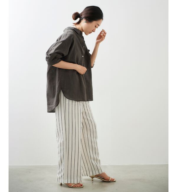 le.coeur blanc「レーヨン麻イージーパンツ」|その他|