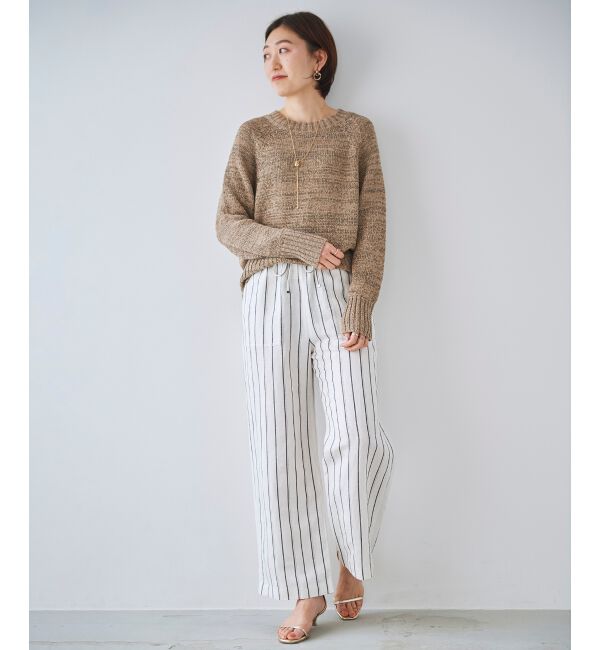 le.coeur blanc「レーヨン麻イージーパンツ」|その他|