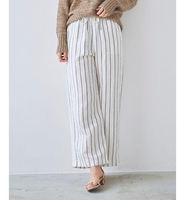 le.coeur blanc「レーヨン麻イージーパンツ」|その他|