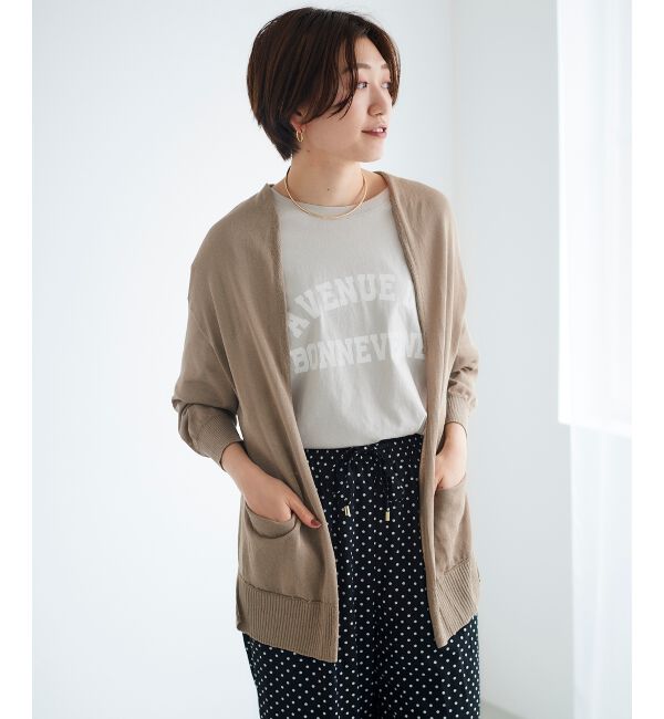 le.coeur blanc「カシリーレーヨンカーディガン」|ニット・セーター|