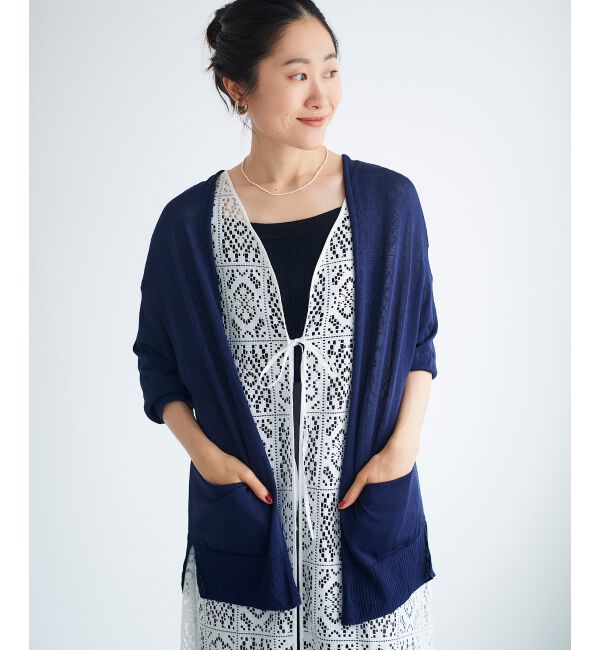 le.coeur blanc「カシリーレーヨンカーディガン」|ニット・セーター|
