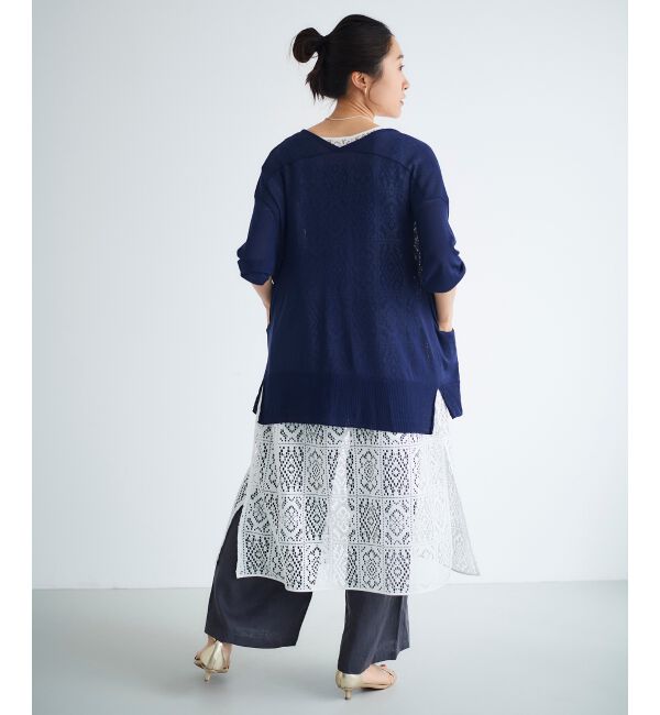 le.coeur blanc「カシリーレーヨンカーディガン」|ニット・セーター|