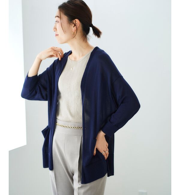 le.coeur blanc「カシリーレーヨンカーディガン」|ニット・セーター|