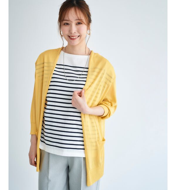 le.coeur blanc「カシリーレーヨンカーディガン」|ニット・セーター|
