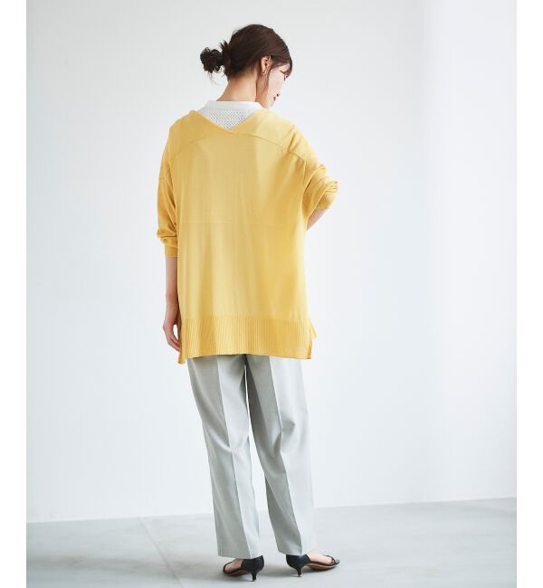 le.coeur blanc「カシリーレーヨンカーディガン」|ニット・セーター|