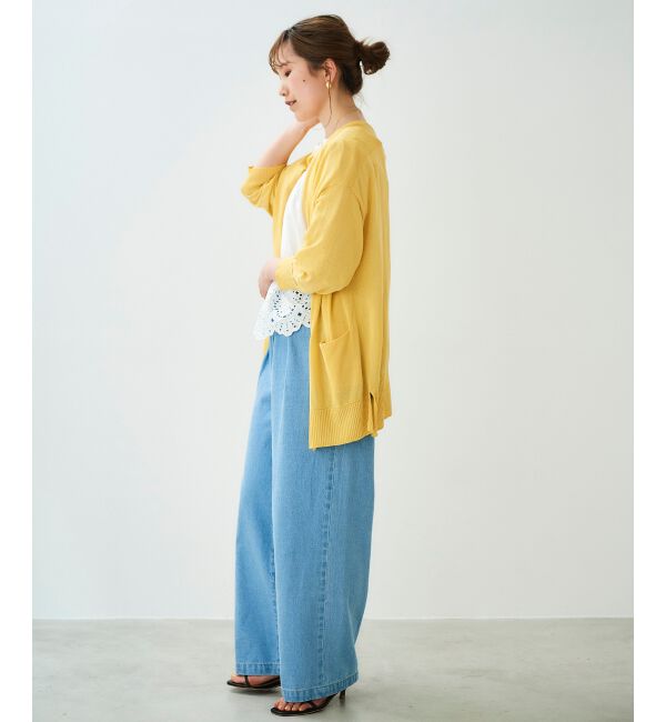 le.coeur blanc「カシリーレーヨンカーディガン」|ニット・セーター|