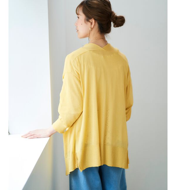 le.coeur blanc「カシリーレーヨンカーディガン」|ニット・セーター|