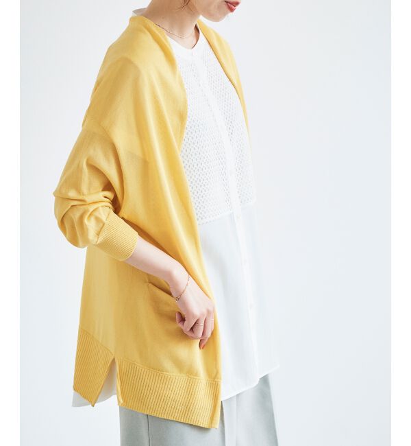 le.coeur blanc「カシリーレーヨンカーディガン」|ニット・セーター|