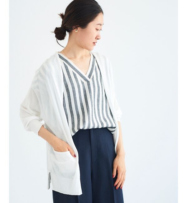 le.coeur blanc「カシリーレーヨンカーディガン」|ニット・セーター|