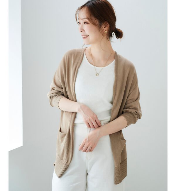 le.coeur blanc「カシリーレーヨンカーディガン」|ニット・セーター|
