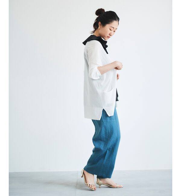 le.coeur blanc「カシリーレーヨンカーディガン」|ニット・セーター|