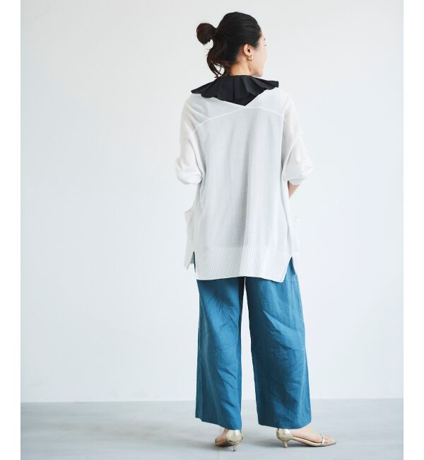 le.coeur blanc「カシリーレーヨンカーディガン」|ニット・セーター|