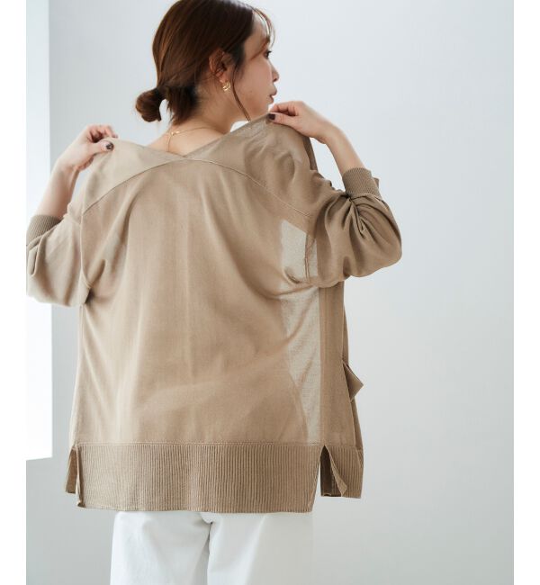 le.coeur blanc「カシリーレーヨンカーディガン」|ニット・セーター|