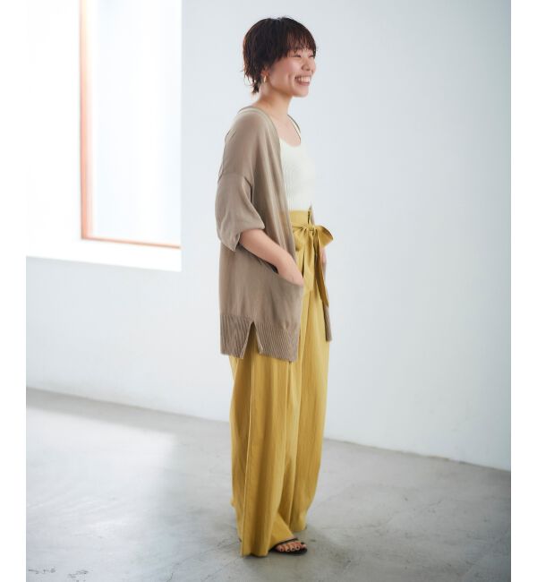 le.coeur blanc「カシリーレーヨンカーディガン」|ニット・セーター|