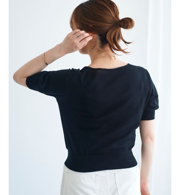 le.coeur blanc「カシュクールニットプルオーバー」|ニット・セーター|