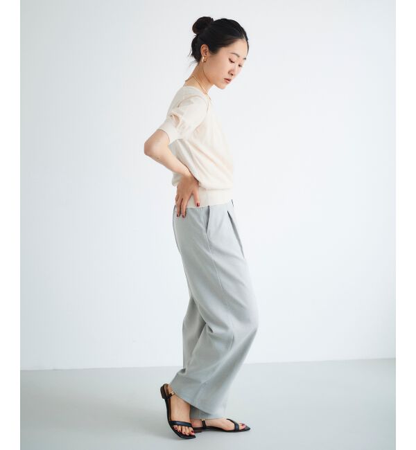 le.coeur blanc「カシュクールニットプルオーバー」|ニット・セーター|