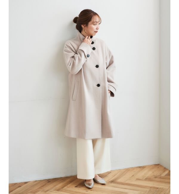 le.coeur blanc「《手洗い可能》コスミカルウォームイージーワイドパンツ」|その他|