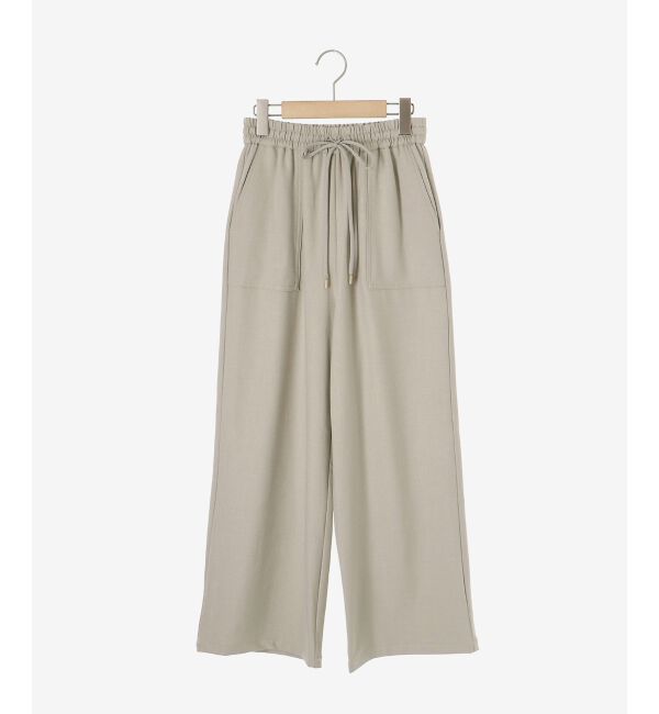 le.coeur blanc「《手洗い可能》コスミカルウォームイージーワイドパンツ」|その他|