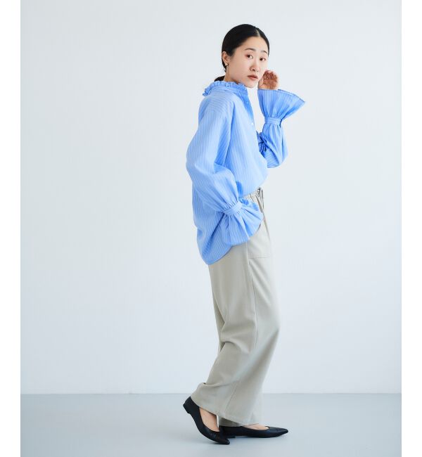 le.coeur blanc「《手洗い可能》コスミカルウォームイージーワイドパンツ」|その他|