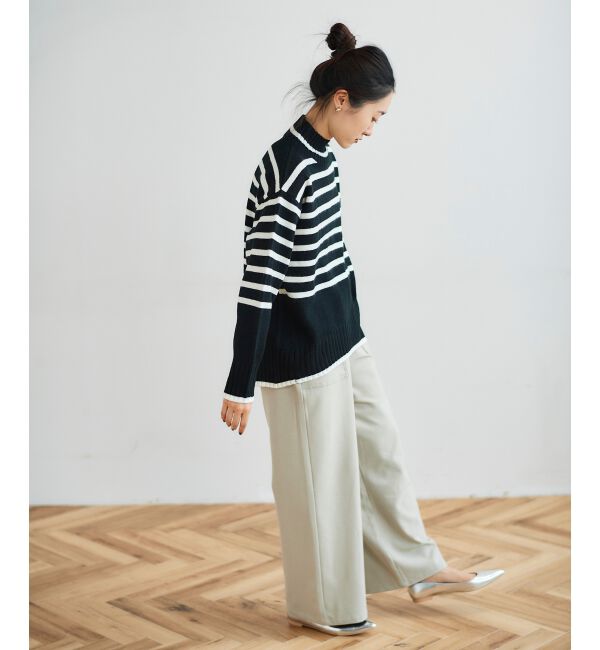 le.coeur blanc「《手洗い可能》コスミカルウォームイージーワイドパンツ」|その他|