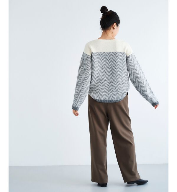 le.coeur blanc「《手洗い可能》コスミカルウォームイージーワイドパンツ」|その他|