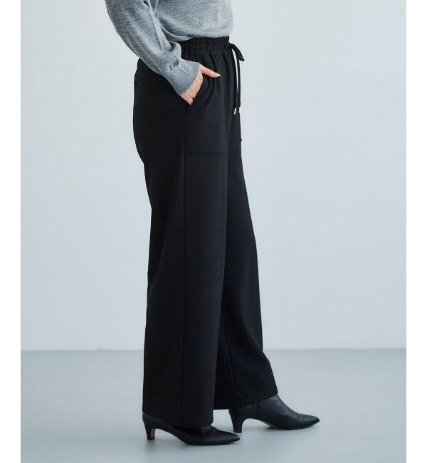 le.coeur blanc「《手洗い可能》コスミカルウォームイージーワイドパンツ」|その他|