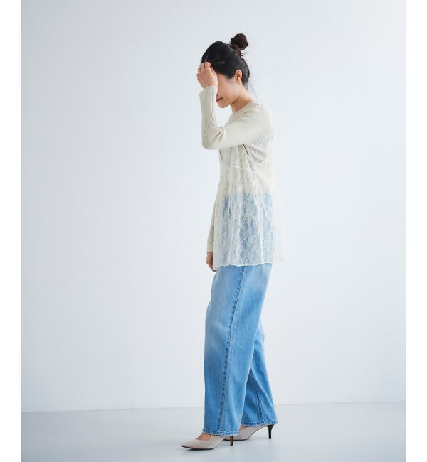 le.coeur blanc「ラッセルレースキャミブラウス」|キャミソール|