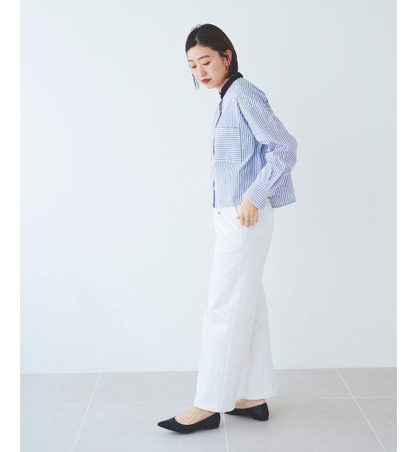 le.coeur blanc「《手洗い可能》マリンワイドパンツ」|その他|