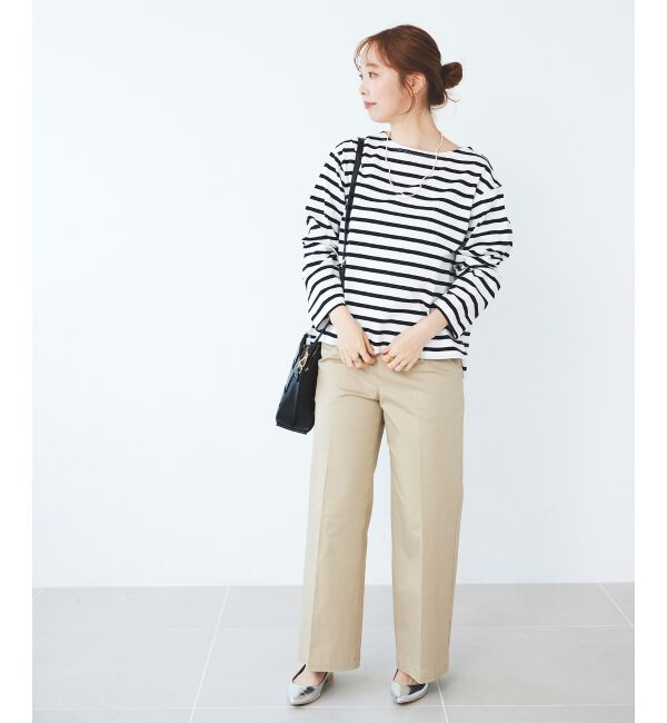 le.coeur blanc「《手洗い可能》マリンワイドパンツ」|その他|