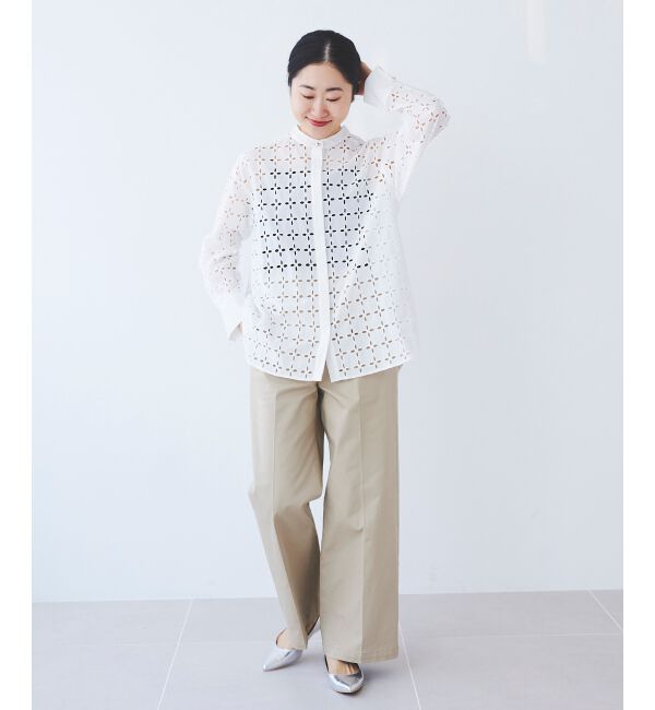 le.coeur blanc「《手洗い可能》マリンワイドパンツ」|その他|