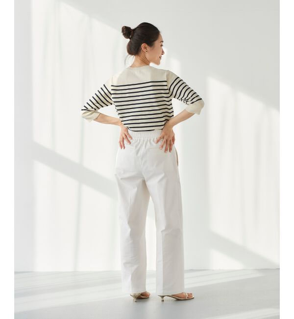 le.coeur blanc「《手洗い可能》マリンワイドパンツ」|その他|