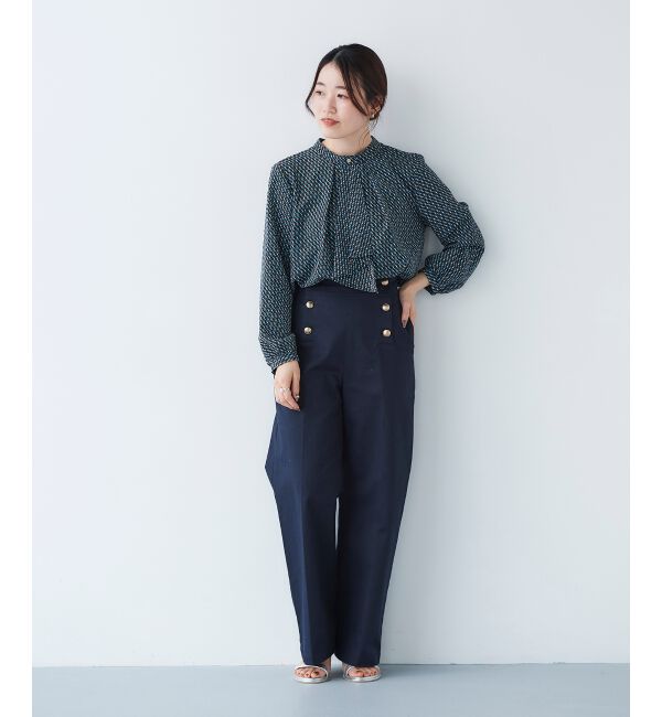 le.coeur blanc「《手洗い可能》マリンワイドパンツ」|その他|