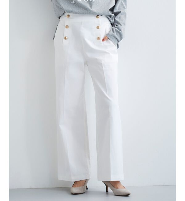 le.coeur blanc「《手洗い可能》マリンワイドパンツ」|その他|