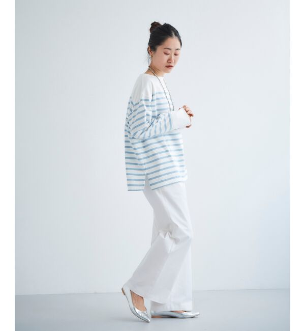 le.coeur blanc「《手洗い可能》マリンワイドパンツ」|その他|