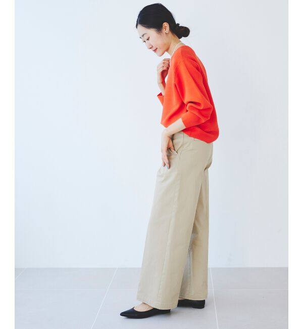 le.coeur blanc「《手洗い可能》マリンワイドパンツ」|その他|